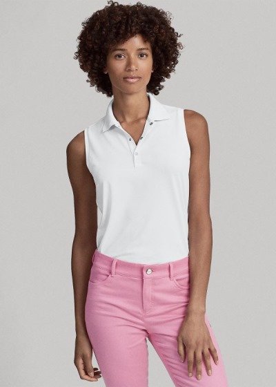 Women's Ralph Lauren Tailored Fit Golf Polo Shirts | 583621SFT